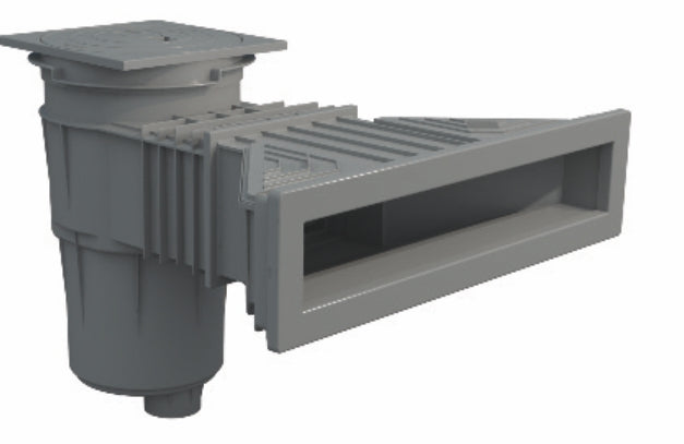 Superskimmer 17,5 / für Folie / Mit Messingeinsätzen / Dunkelgrau (RAL7016)