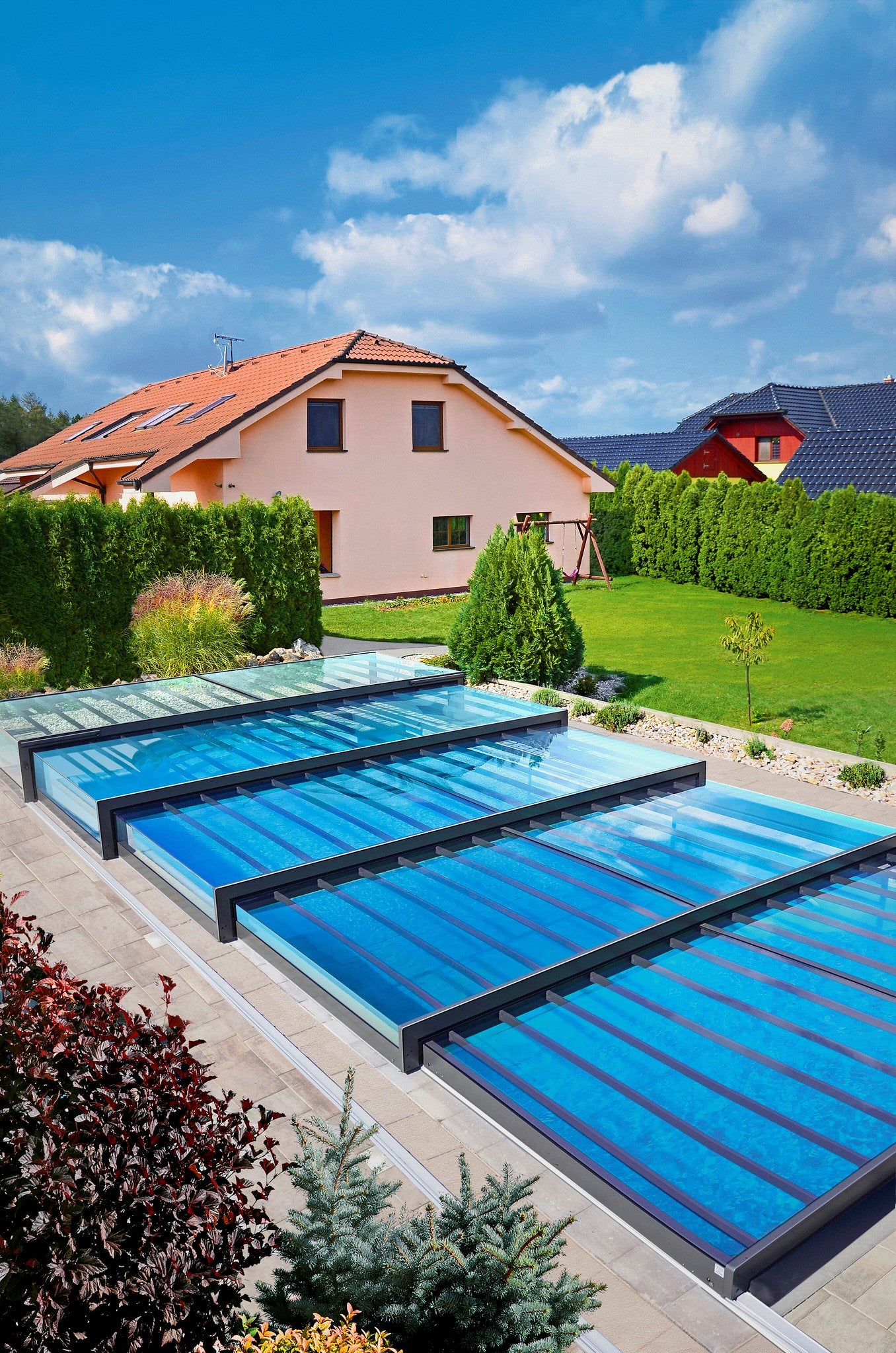 Alukov Champion Poolüberdachung