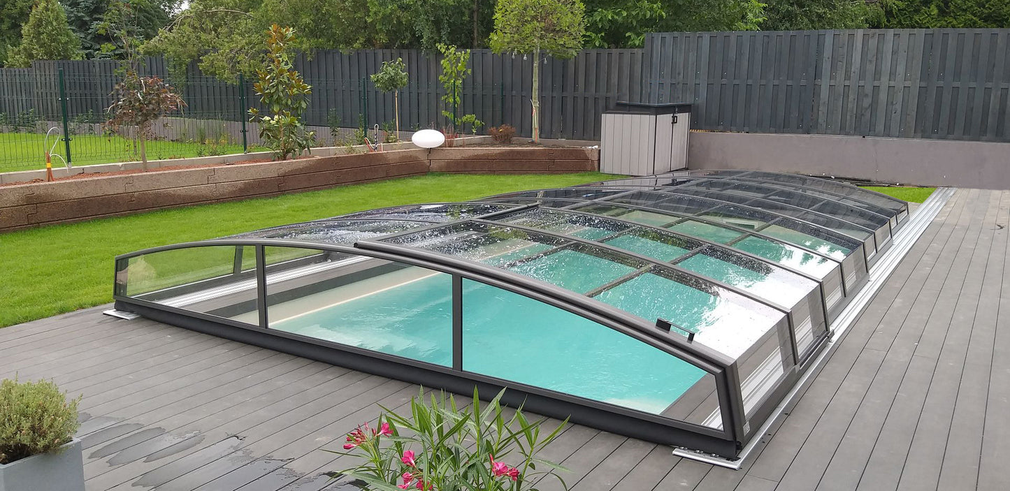 Alukov Azure Flat Angle Poolüberdachung