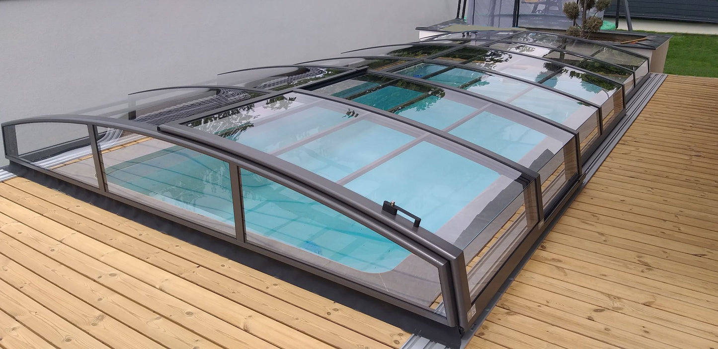 Alukov Azure Flat Angle Poolüberdachung