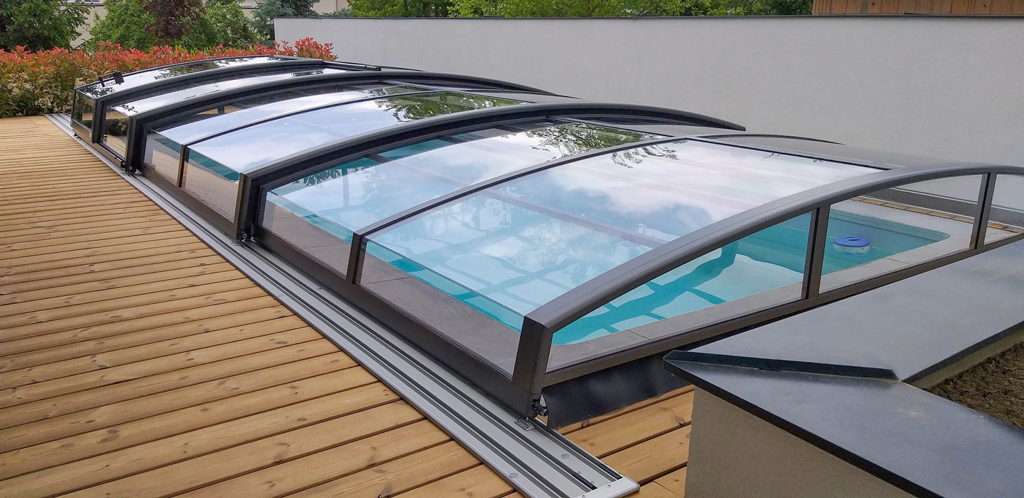 Alukov Azure Flat Angle Poolüberdachung