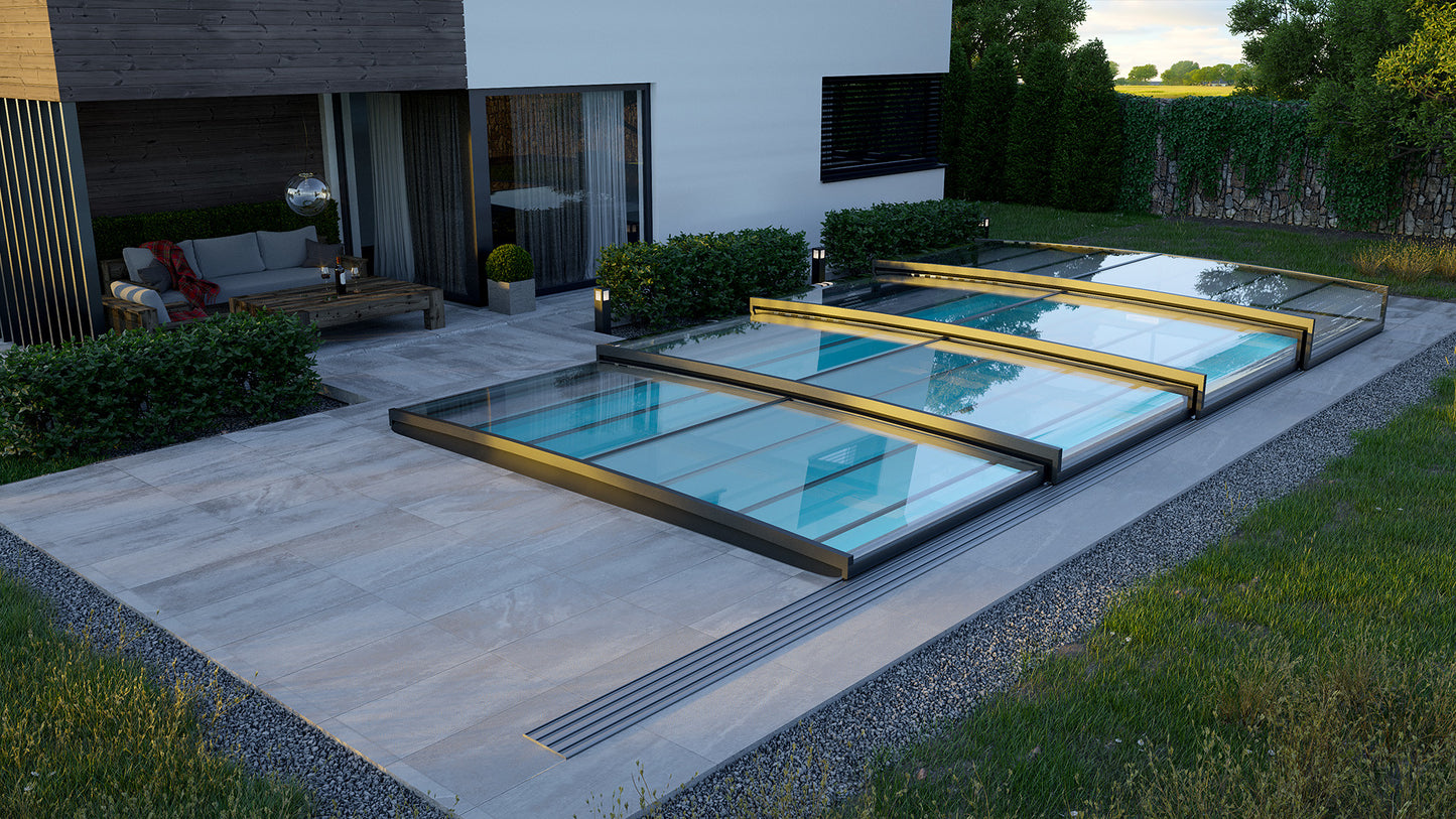 Alukov Parade LOW Poolüberdachung