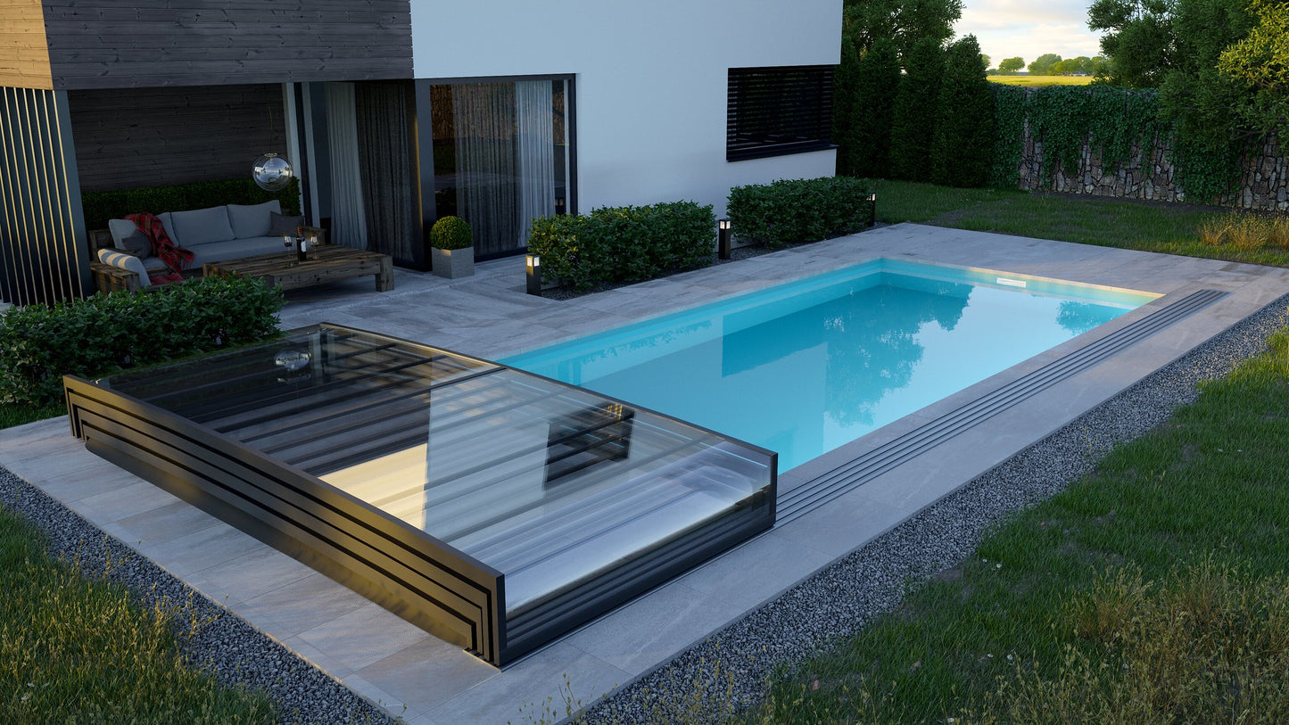 Alukov Parade LOW Poolüberdachung