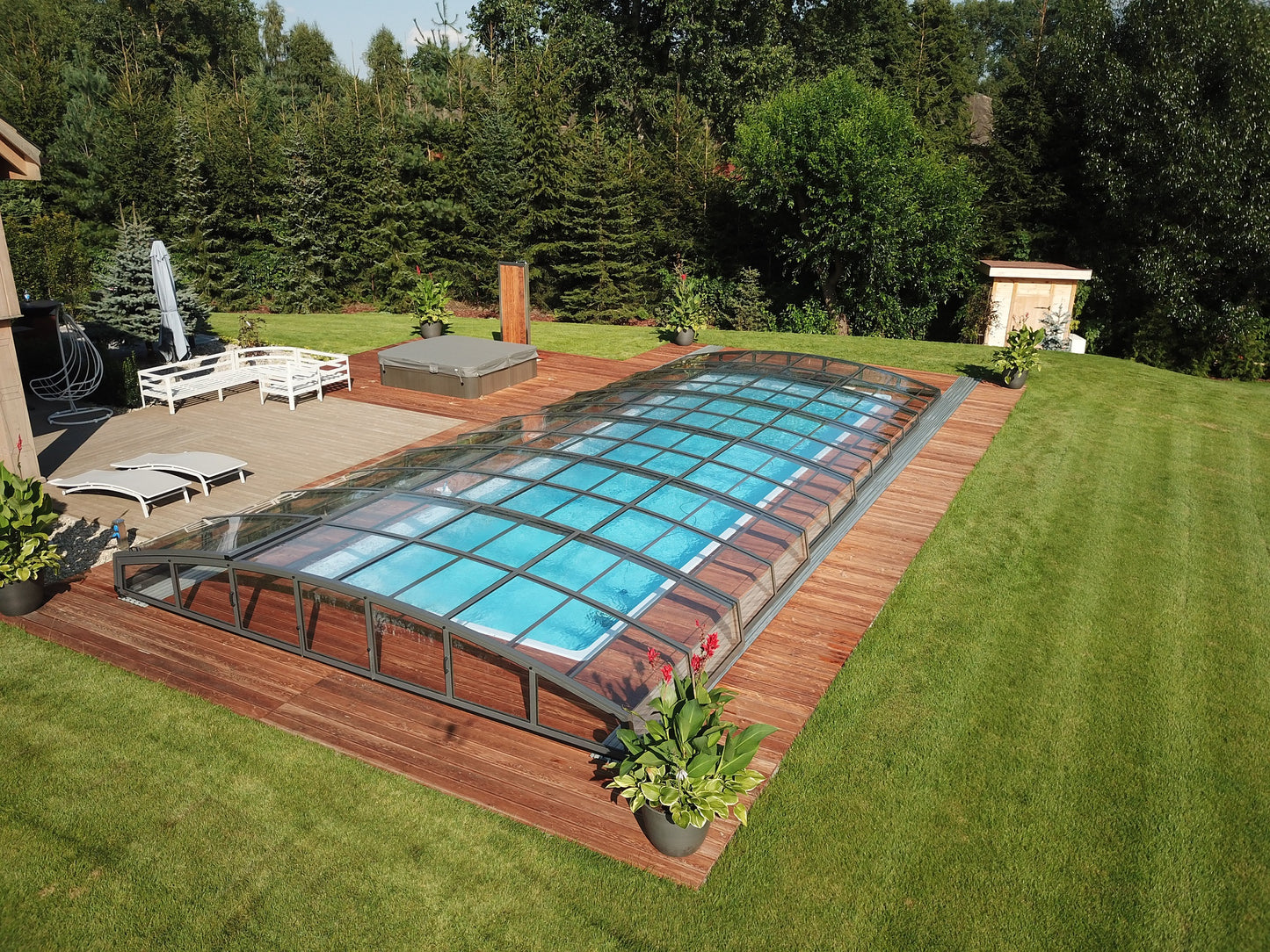 Skyline BUCOVERS Poolüberdachung - Preis auf Anfrage