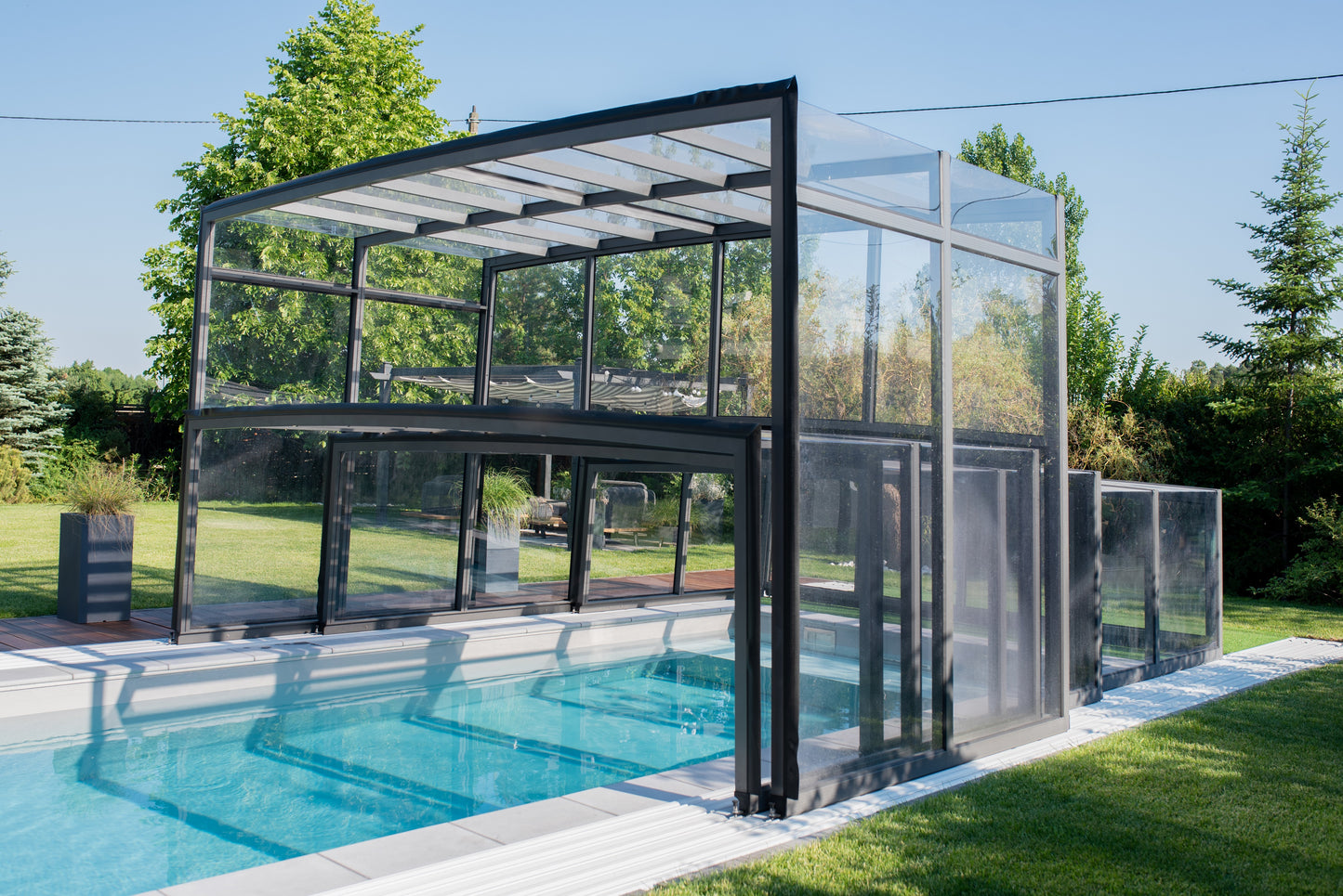 Skyline Double BUCOVERS Poolüberdachung - Preis auf Anfrage