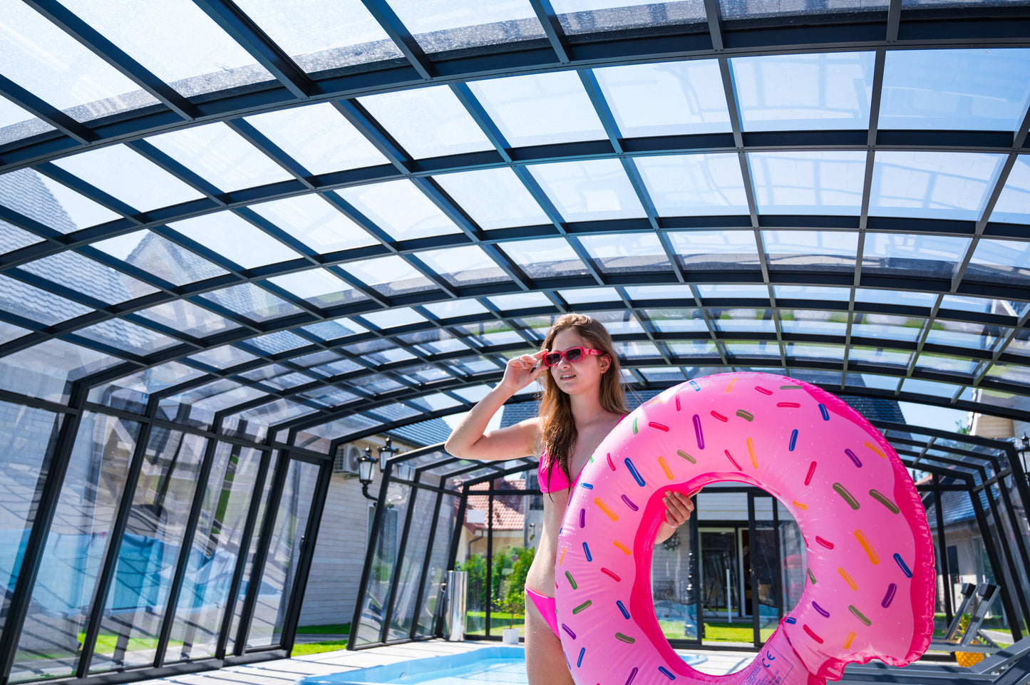 Skyline UP BUCOVERS Poolüberdachung - Preis auf Anfrage