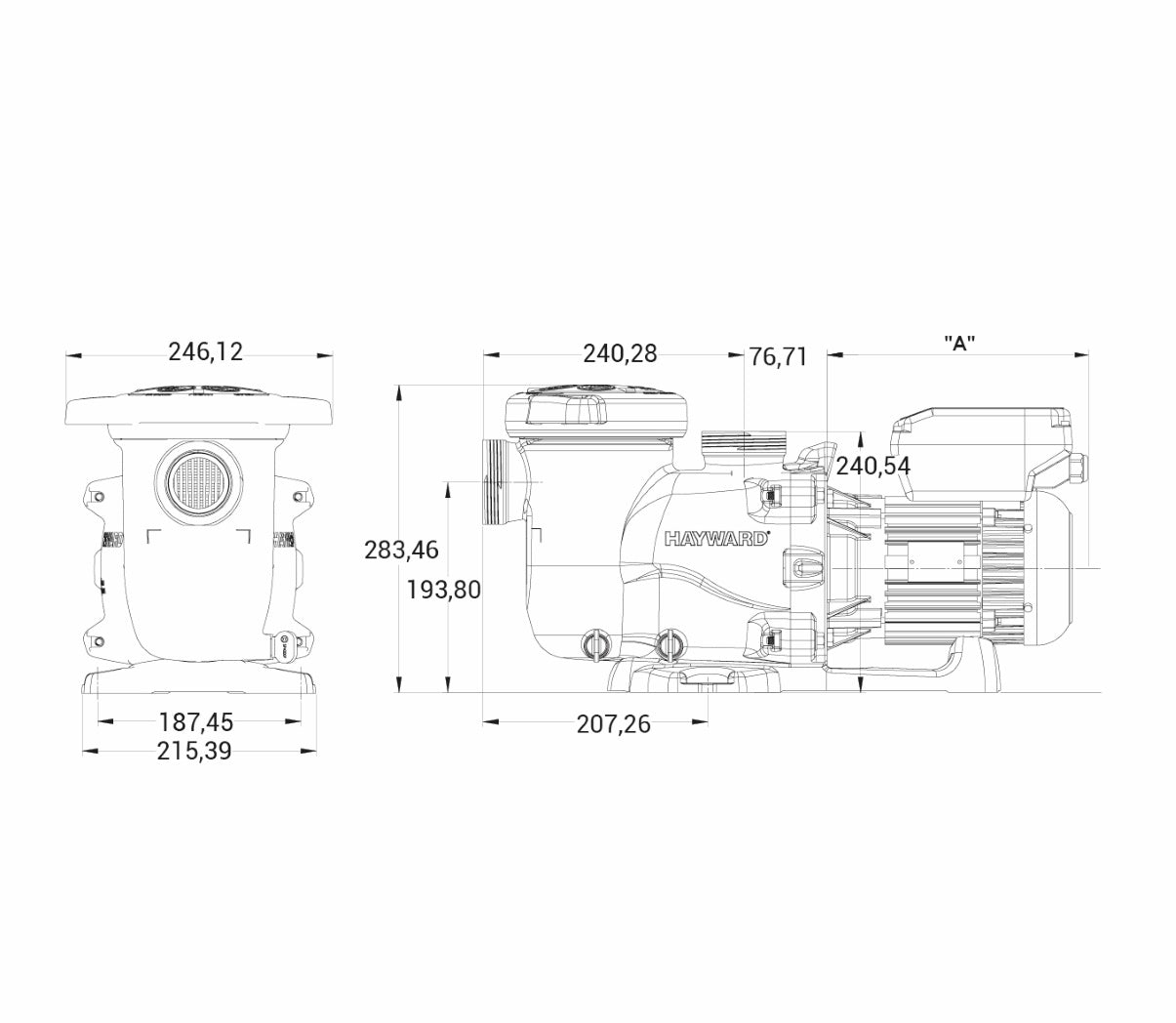 Hayward® Max-Flo XL™ VSTD Filterpumpe 16m³/h