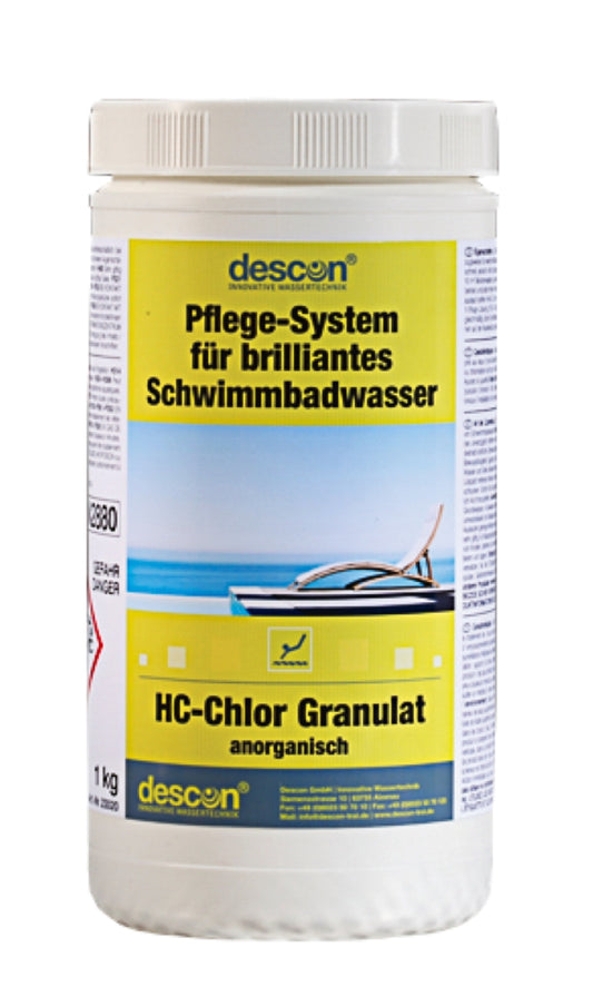 descon® HC-Chlor Granulat 1Kg Anorganisches Chlor