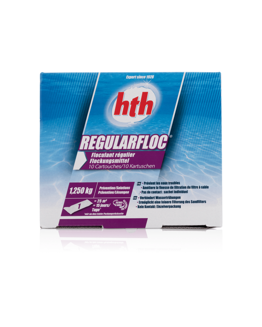 hth® REGULARFLOC® 125g Kartuschen (12x 125g)